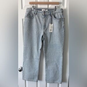 Dynamite Frenchie Slim Light Blue Denim Jeans Size 14